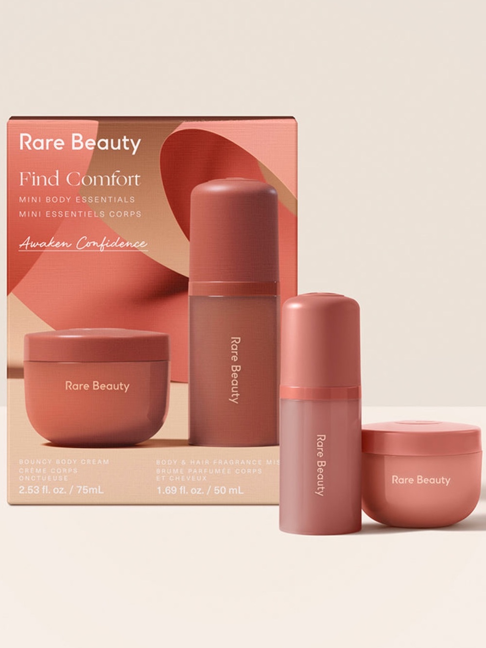 Rare Beauty Find Comfort Mini Body Essentials Set NWT Sealed Gift Set